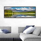 Altai Mountain Lake Reflection Wall Art