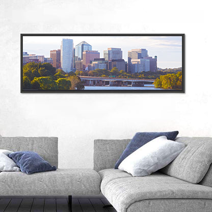 Rosslyn Skyline with Kayaks Wall Art