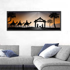 Desert Nativity Silhouette Wall Art