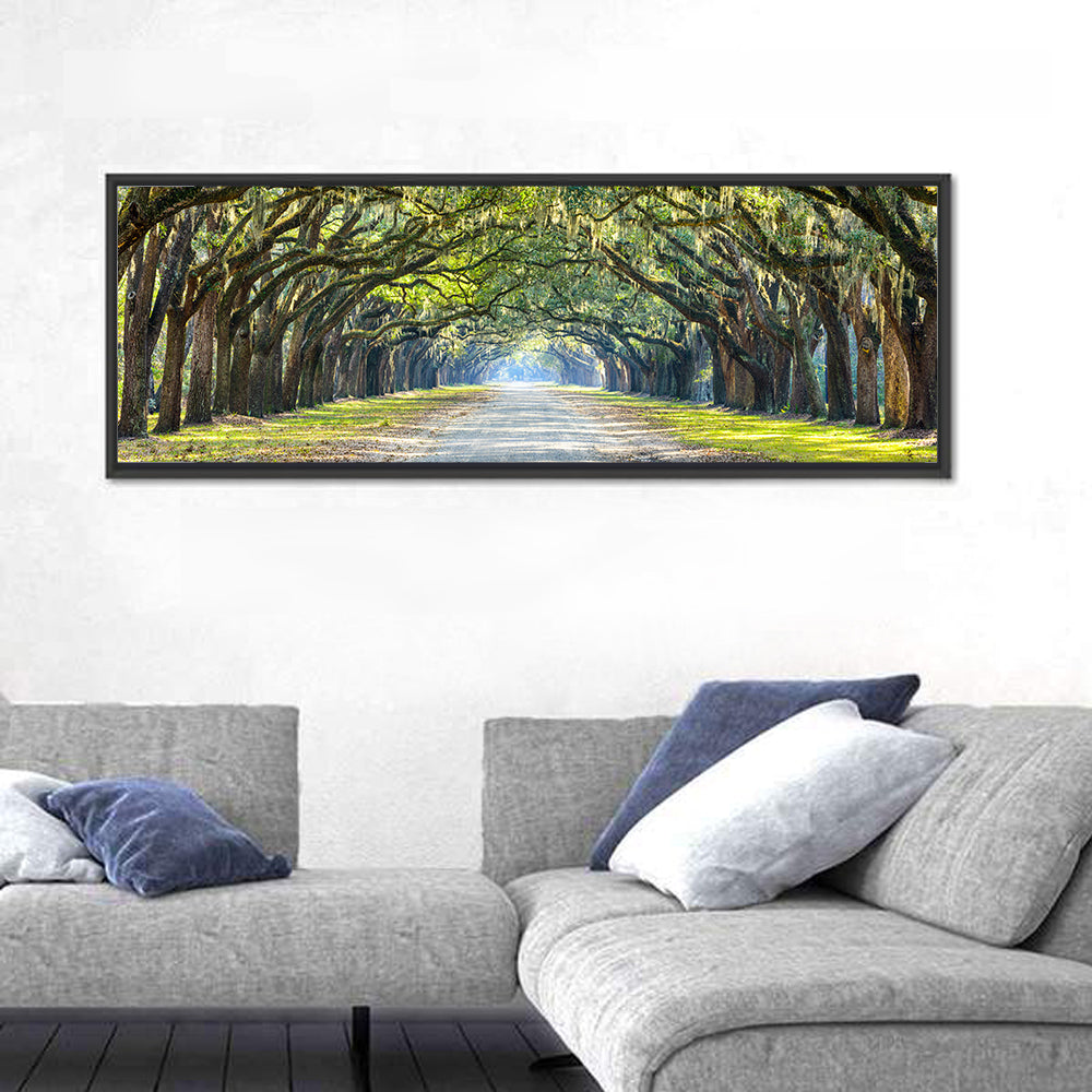 Historic Wormsloe Plantation In Savannah Wall Art