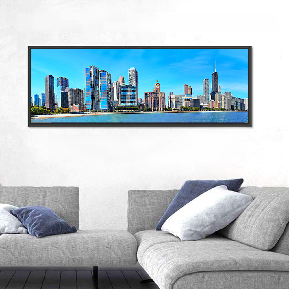 Chicago Lakeshore Skyline Wall Art