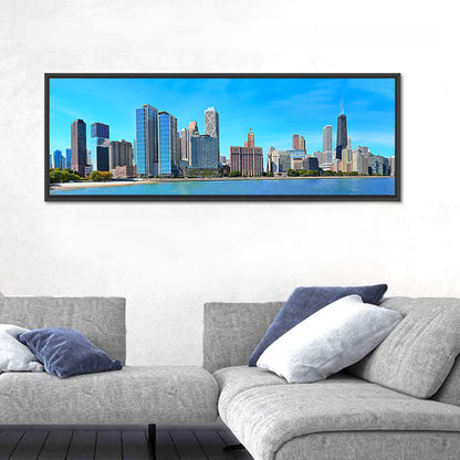 Chicago Lakeshore Skyline Wall Art