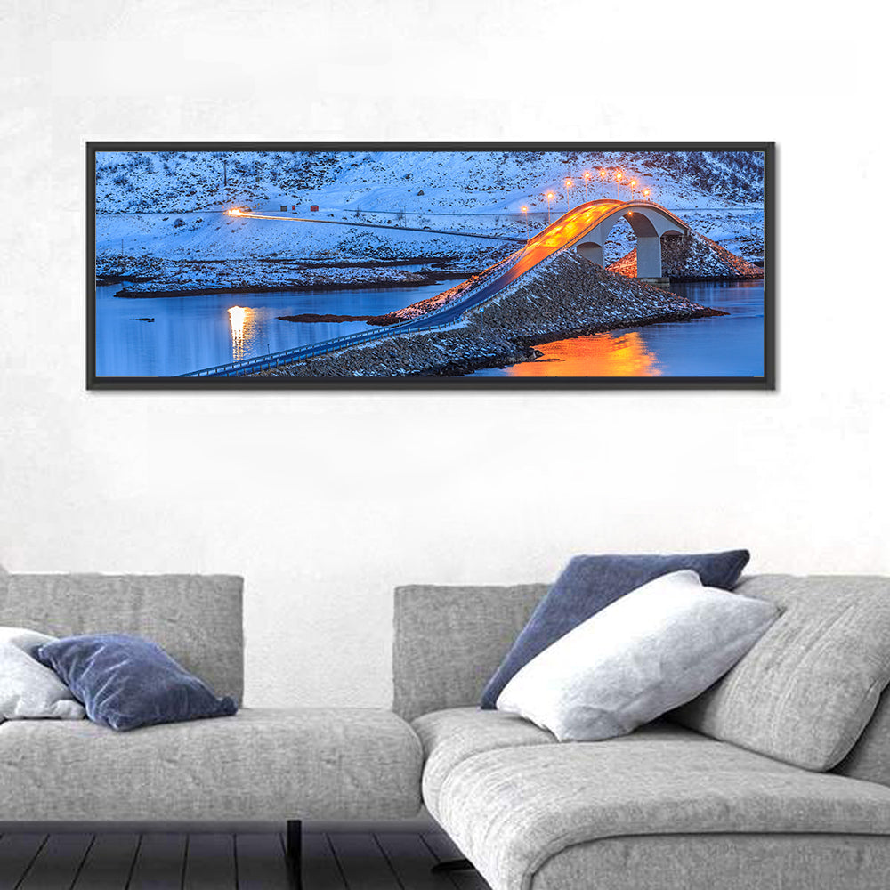 Fredvang Bridges at Twilight Wall Art