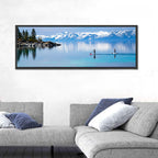 Lake Tahoe Paddle Boarding Scene Wall Art