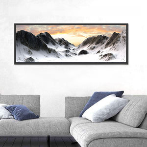 Snowy Mountains Peak Wall Art