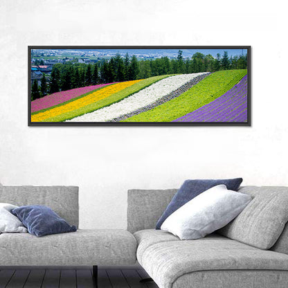 Farm Tomita Lavender Fields Wall Art