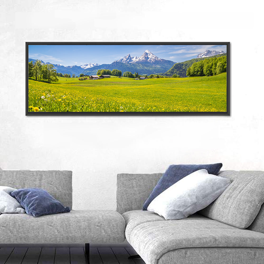Watzmann Mountain Meadow Wall Art