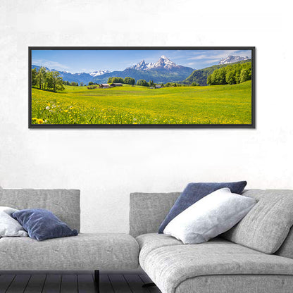 Watzmann Mountain Meadow Wall Art