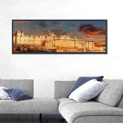 Amer Fort at Golden Dusk Wall Art