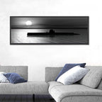 Submarine Silhouette at Dusk Wall Art