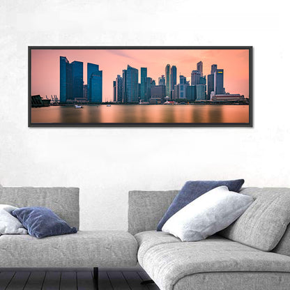 Singapore Skyline At Marina Bay Wall Art
