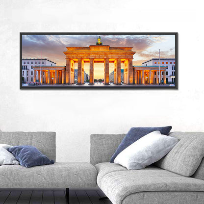 Brandenburg Gate at Night Wall Art