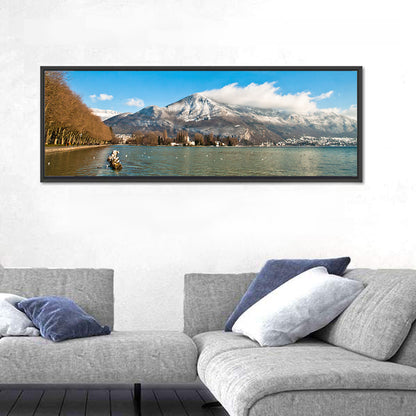 Lake Annecy Winter View Wall Art
