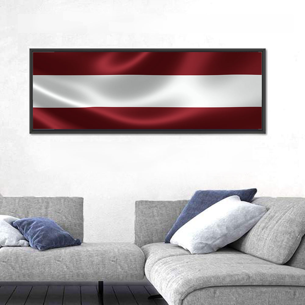 Flag of Latvia Wall Art