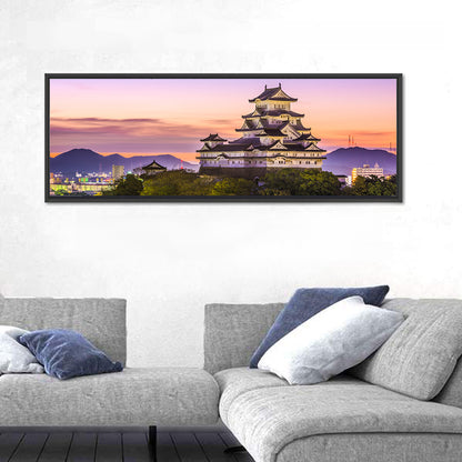 Himeji Castle at Dusk Wall Art