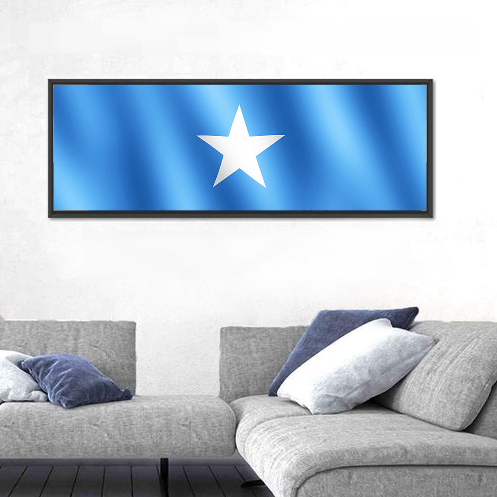 Somalia Flag with Five-pointed Star Wall Art