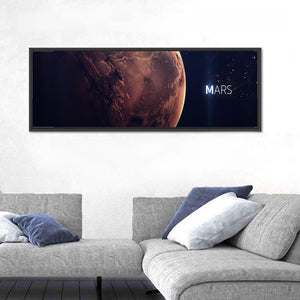 Mars Planet Close-Up Wall Art