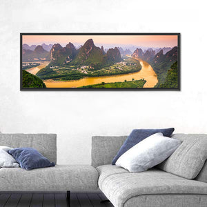 Karst Mountains Of Xingping China Wall Art