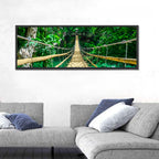 Bamboo Pedestrian Bridge Wall Art