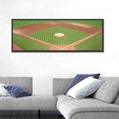 Aerial Baseball Diamond Wall Art