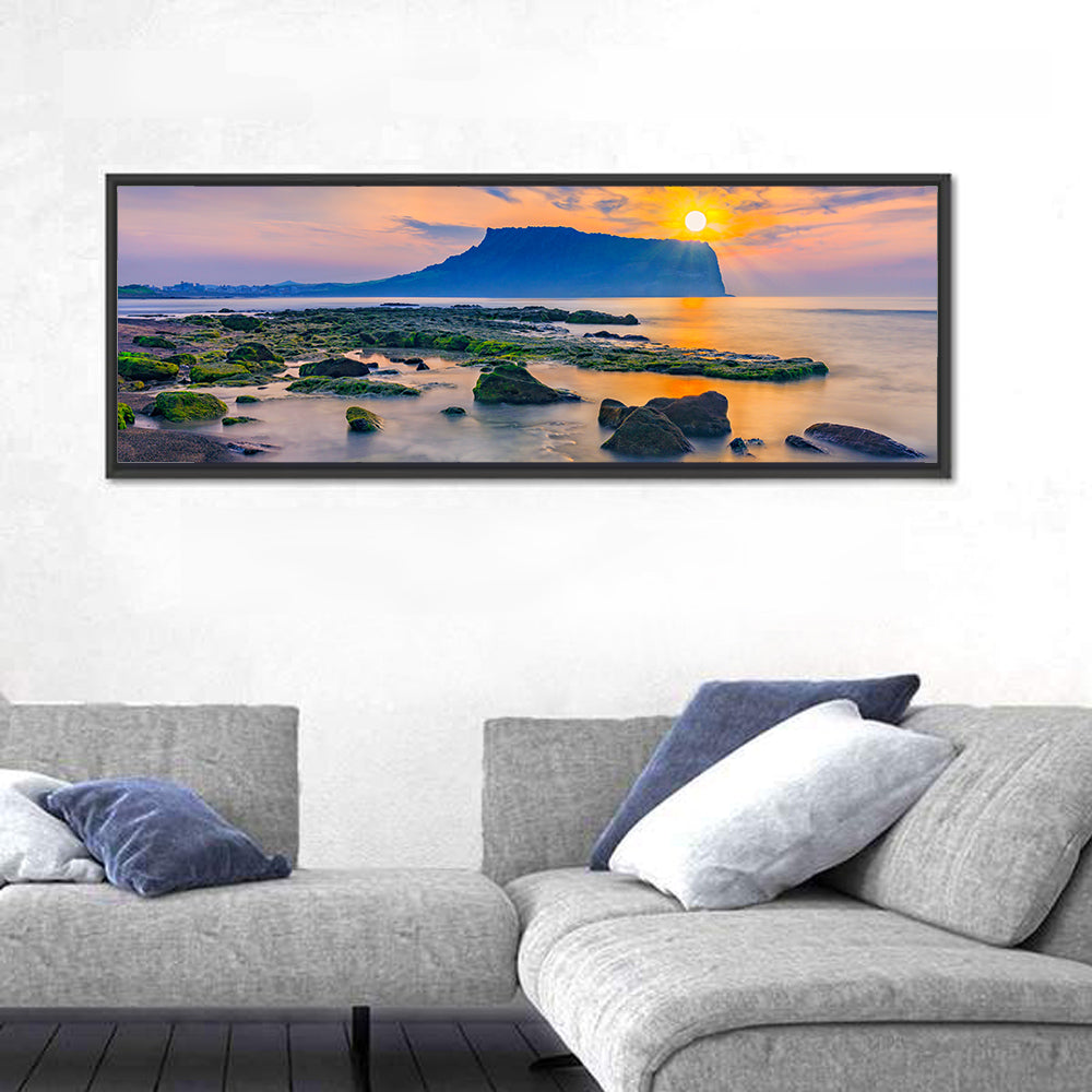 Sunrise Over Seongsan Ilchulbong Wall Art