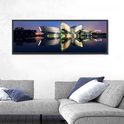 Guangdong Science Center Night Reflection Wall Art