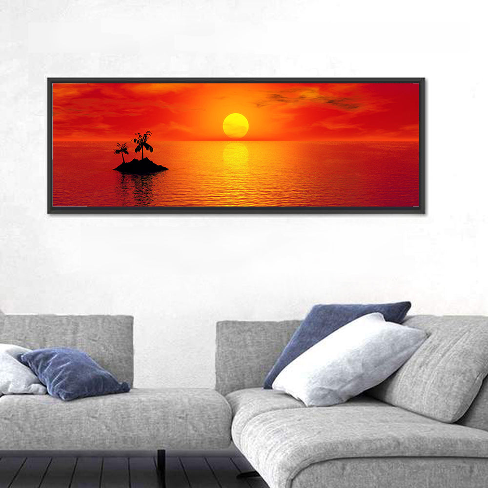 Coconut Island Sunset Wall Art