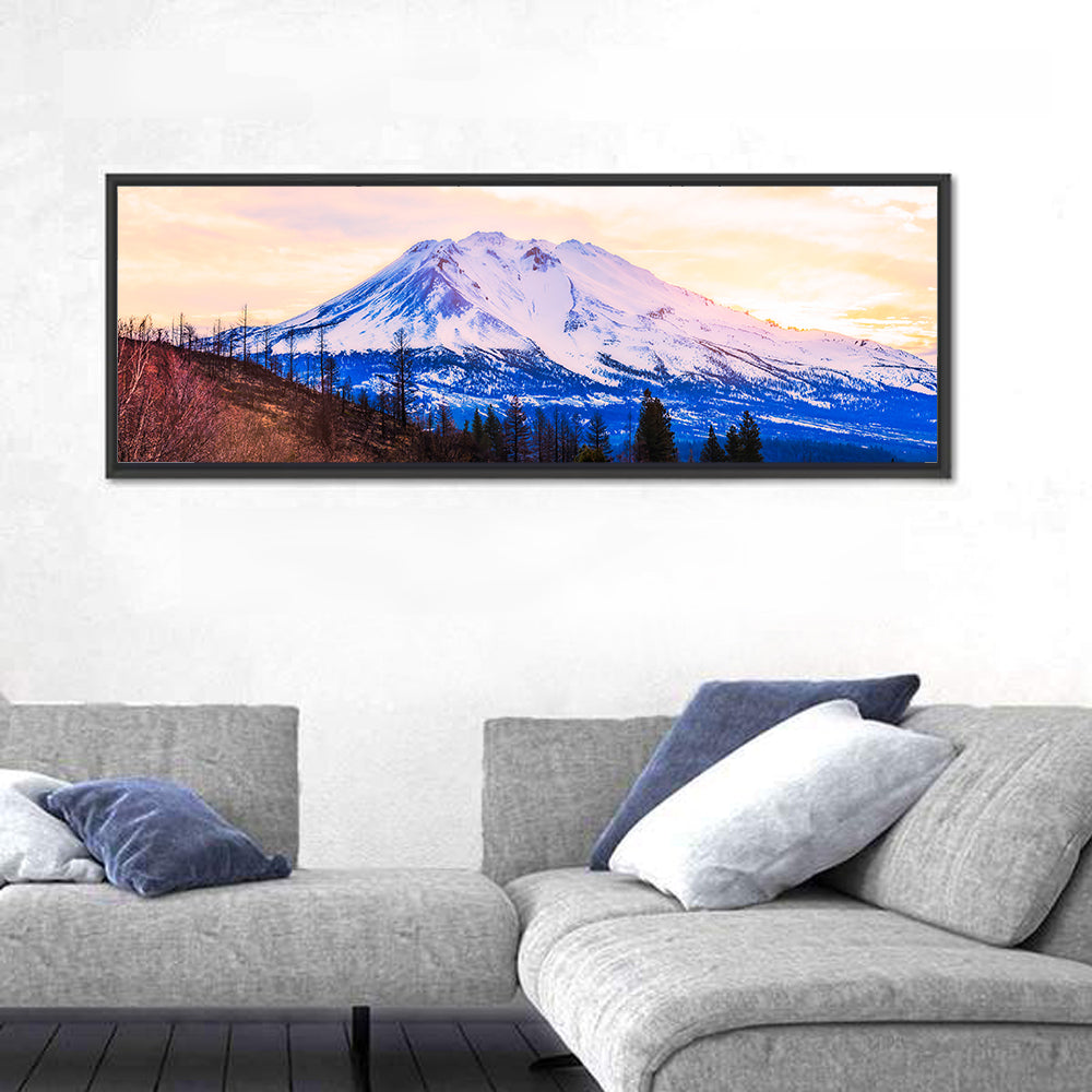 Sunset Over Mount Shesta Wall Art