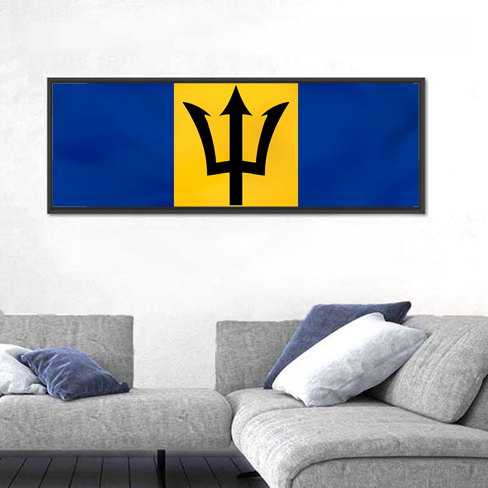 Barbados National Flag Wall Art