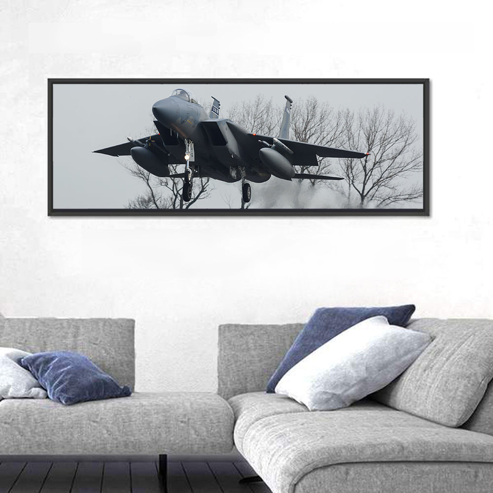 Usaf F-15 Eagle Landing Approach Wall Art