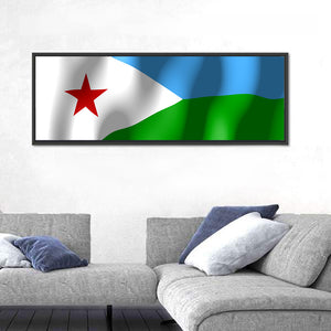 Flag Of Djibouti Wall Art