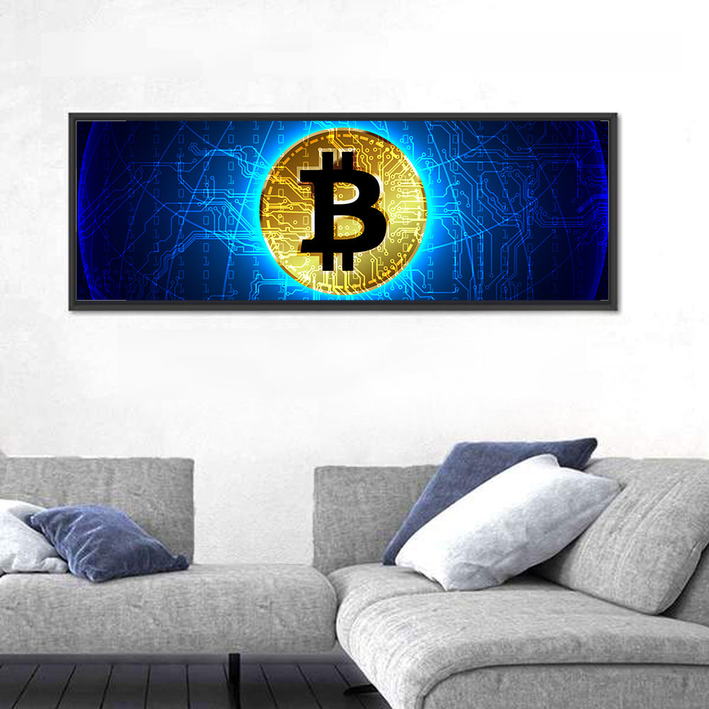 Bitcoin Digital Currency Wall Art
