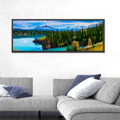 Abraham Lake Shoreline Wall Art