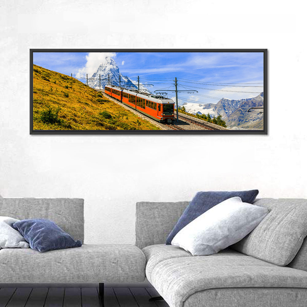 Gornergrat Station In Zermatt Wall Art