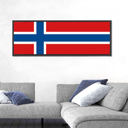 Norwegian Flag Graphic Wall Art