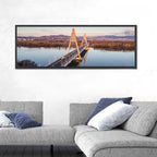 Megyeri Bridge Over the Danube Wall Art