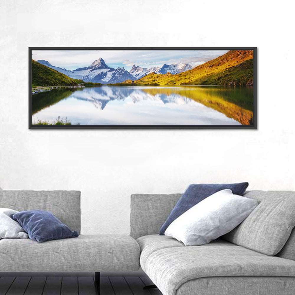 Schreckhorn and Wetterhorn at Bachalpsee Wall Art