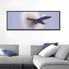 Supersonic Fighter Jet with Vapor Cone Wall Art