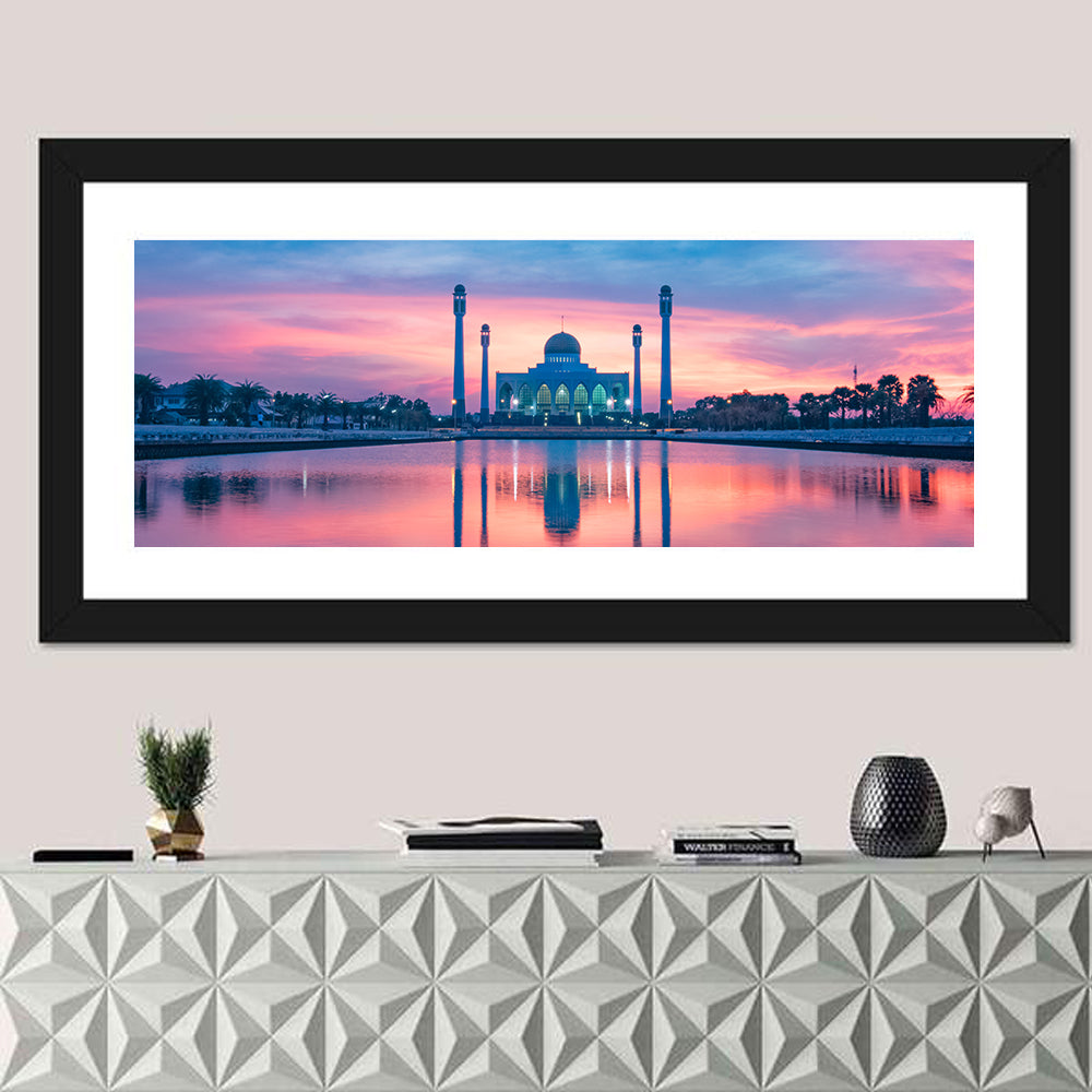 Central Mosque of Songkhla at Sunset Wall Art