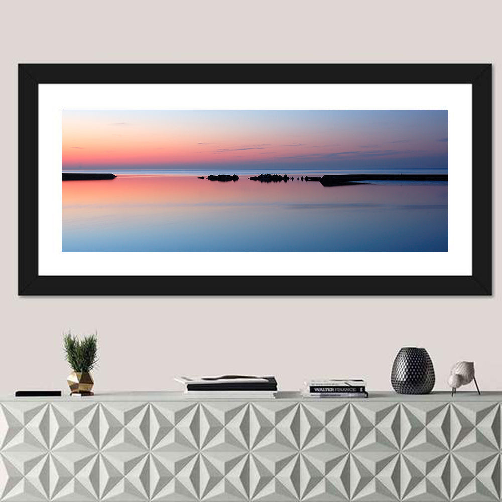Lake Ontario Sunset Reflection Wall Art