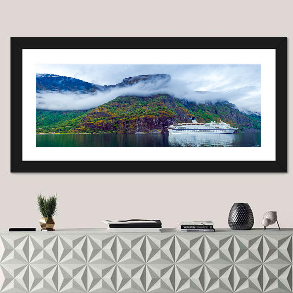 Cruise Ship on Hardanger Fjorden Wall Art