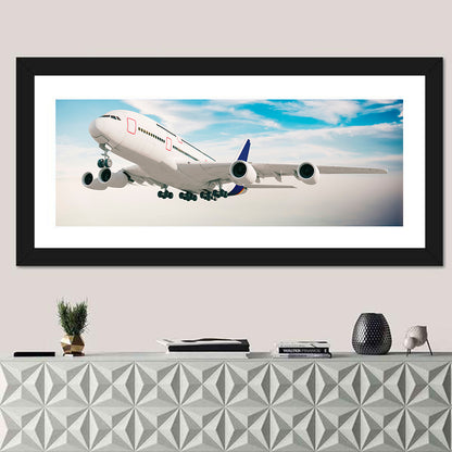 Four-engine Airliner in Flight Wall Art