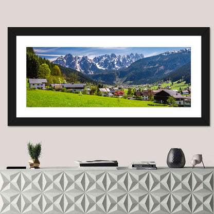 Gosau Village in Austrian Alps Wall Art