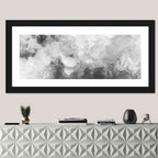 Monochrome Brushstroke Study Wall Art