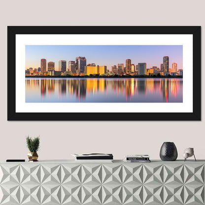 Umeda Skyline at Dusk Wall Art