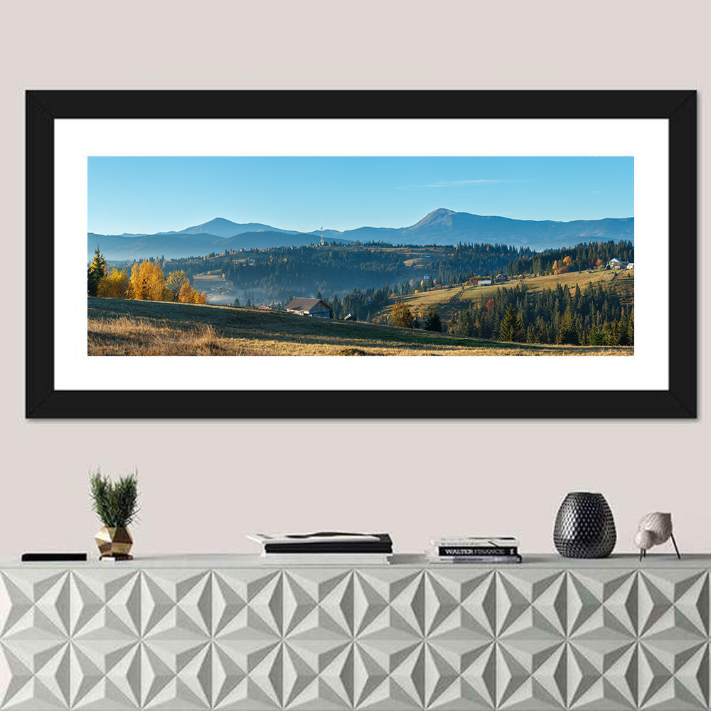 Yablunytsia Village Mountain View Wall Art