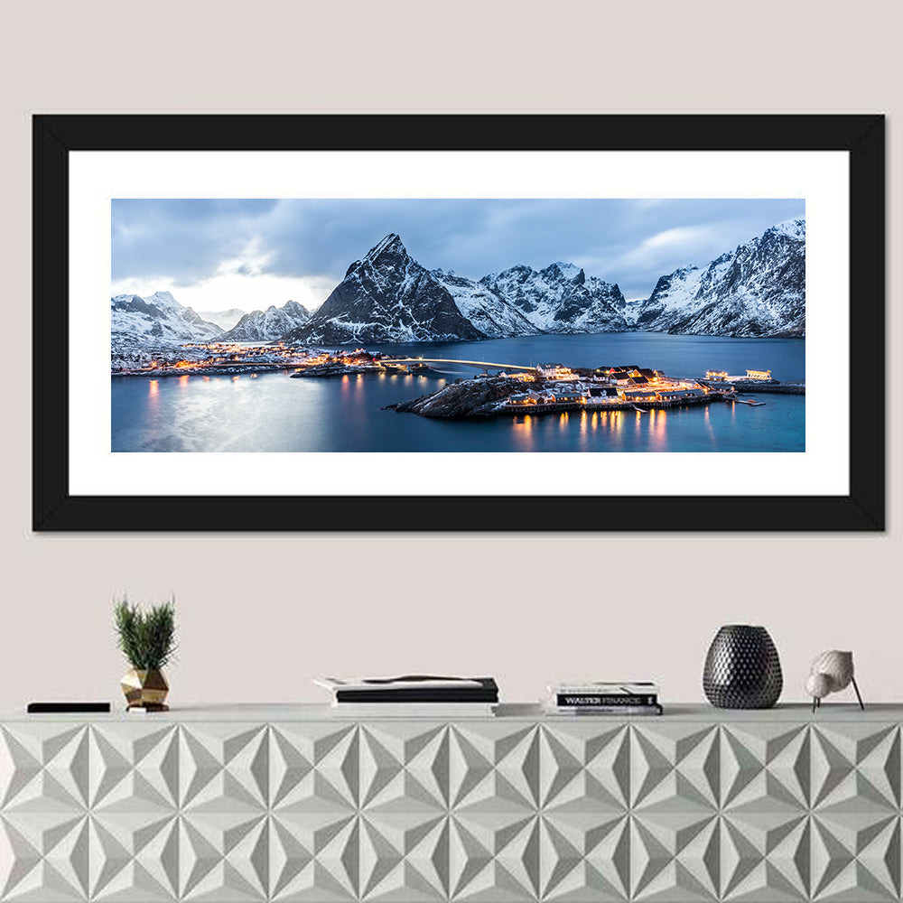 Blue Hour Over Reine, Lofoten Wall Art