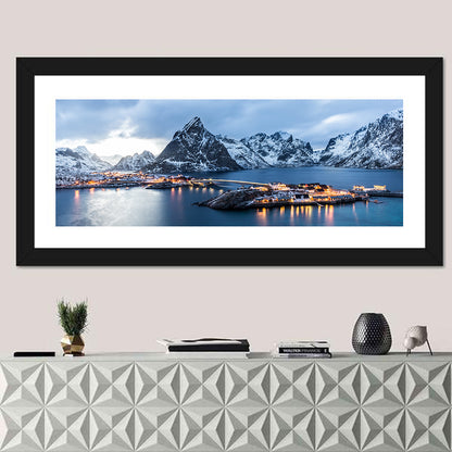 Blue Hour Over Reine, Lofoten Wall Art
