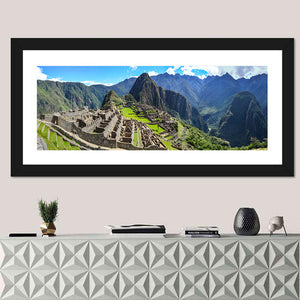 Machu Picchu In Peruvian Andes Mountains Wall Art