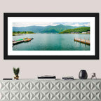 Lake Kawaguchi Mountain View Wall Art